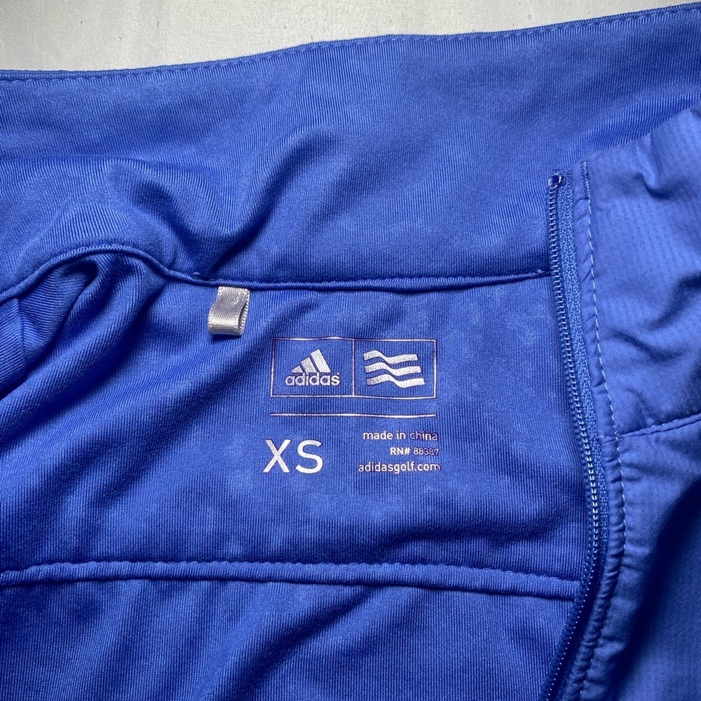 Adidas Blue Loose Quarter Zip Vest - Picture 9 of 9